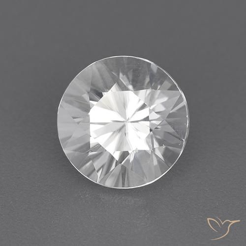 Circón Blanco natural de 1.92 ct, Redondo, VVS