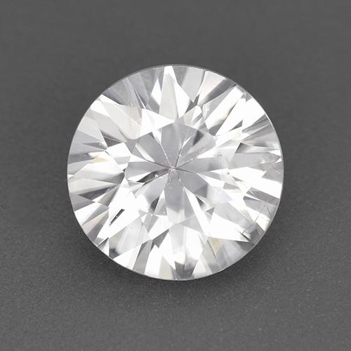 Circón Blanco natural de 1.80 ct, Corte Redondo, VVS