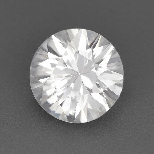 Circón Blanco natural de 1.80 ct, Corte Redondo, VVS