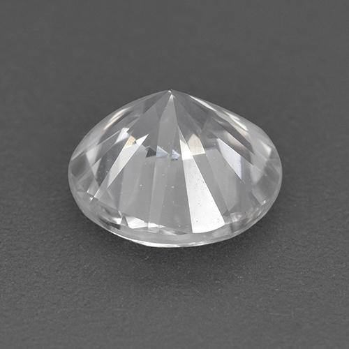 Circón Blanco natural de 1.80 ct, Corte Redondo, VVS