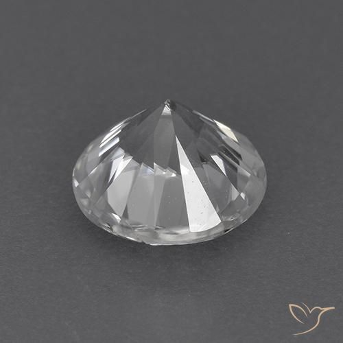 Circón Blanco natural de 1.83 ct, Redondo, VVS-VS
