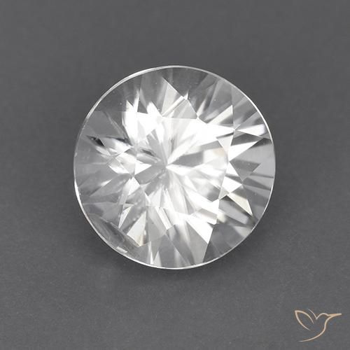 Circón Blanco natural de 1.84 ct, Redondo, VVS-VS