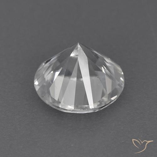 Circón Blanco natural de 1.84 ct, Redondo, VVS-VS