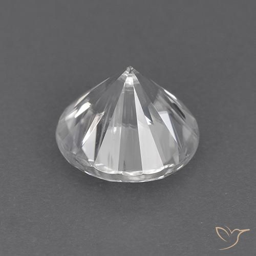 Circón Blanco natural de 1.89 ct, Redondo, VVS-VS