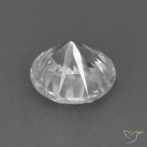 Circón Blanco natural de 1.90 ct, Redondo, VVS-VS