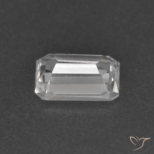 Circón Blanco natural de 1.41 ct, Corte Octágono / Esmeralda, VS
