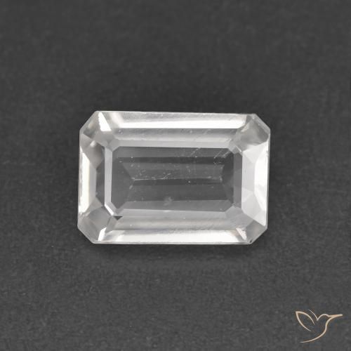 1.22ct Natural Blanco claro Circón, corte esmeralda, VS