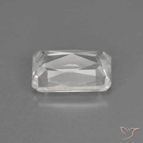 Circón Blanco natural de 1.32 ct, Corte Octágono / Esmeralda, VVS