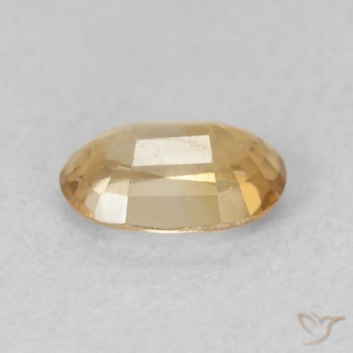 Circón Oro natural de 0.71 ct, Ovalada, VVS-VS