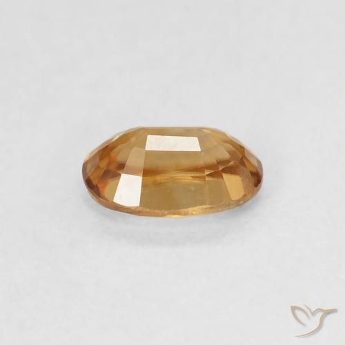 Circón Naranja medio natural de 0.74 ct, Ovalada, VVS