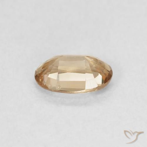 Circón Oro natural de 0.70 ct, Ovalada, VVS