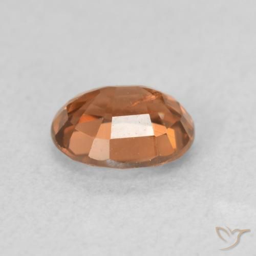 Circón Naranja claro natural de 0.93 ct, Ovalada, VS