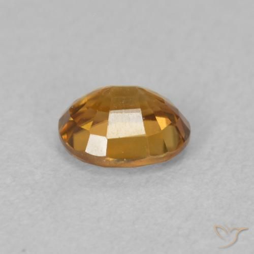 Circón Naranja medio natural de 1.02 ct, Ovalada, VVS