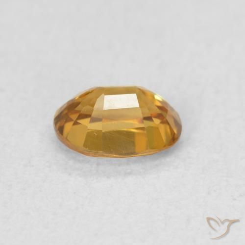 Circón Oro natural de 0.59 ct, Ovalada, VVS
