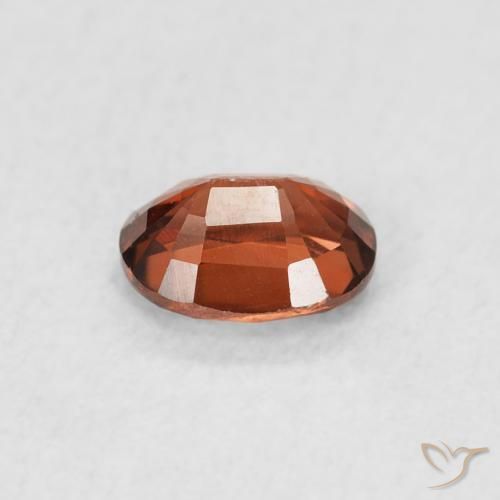 Circón Naranja fuego natural de 0.66 ct, Ovalada, VVS
