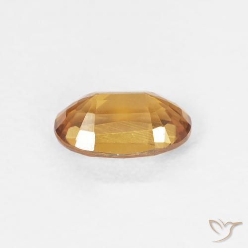 Circón Naranja medio natural de 0.70 ct, Ovalada, VVS