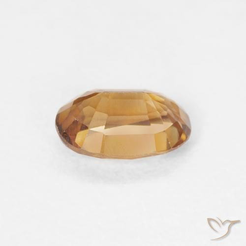 Circón Naranja medio natural de 0.72 ct, Ovalada, VVS