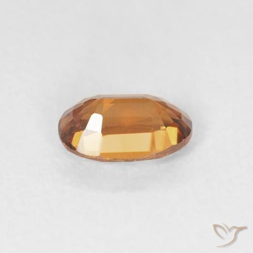 Circón Marrón naranja natural de 0.73 ct, Ovalada, VVS