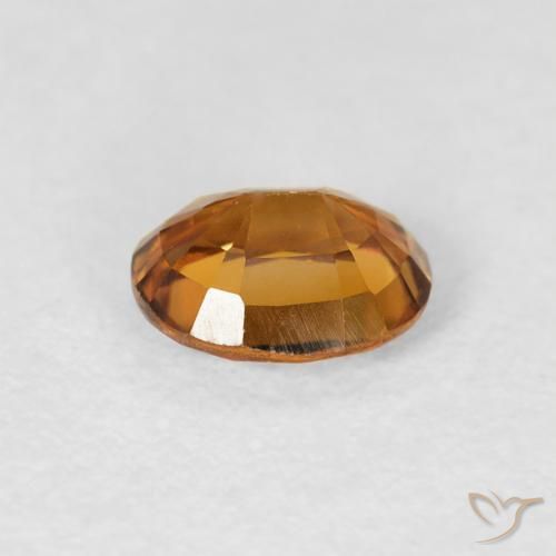 Circón Naranja medio natural de 1.00 ct, Ovalada, VVS-VS