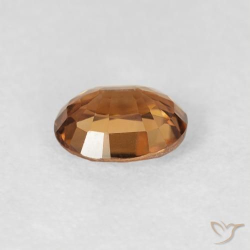 Circón Naranja medio natural de 0.95 ct, Ovalada, VS